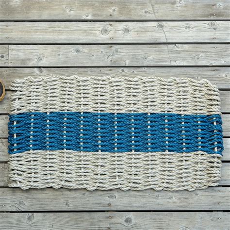 rope doormats from maine|lobster rope outdoor mats.